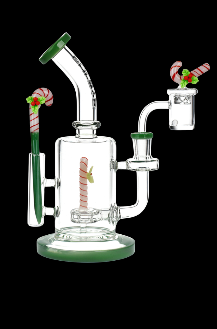 Candy Cane Lane Dab Rig Set