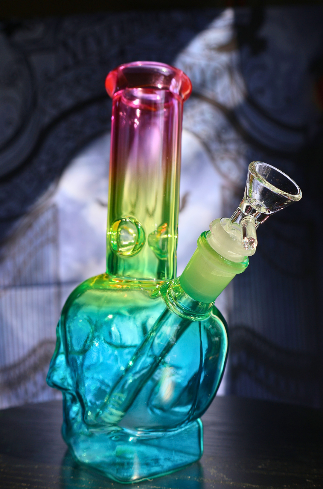 Thick Skull Bong 8"