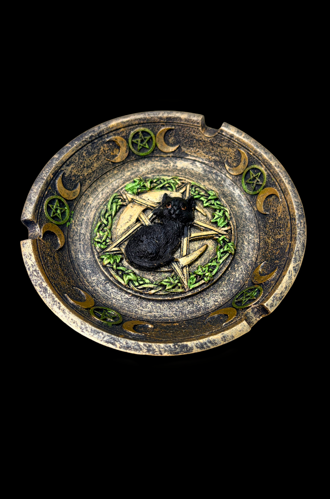 Magic Black Cat Ashtray