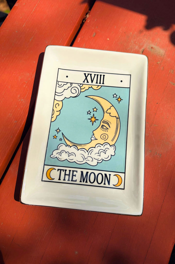 The Moon Tarot Card Ashtray