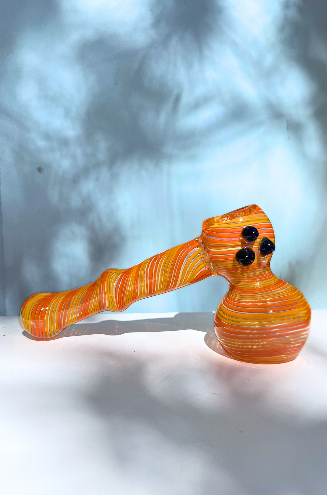 Orange Heady Hammer Bubbler