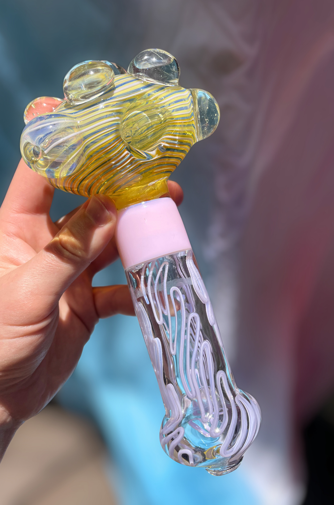 Cotton Candy Boom Pipe