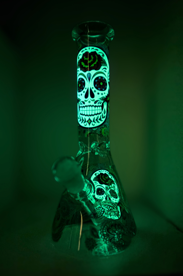 Day of the Dead Bong GLOW