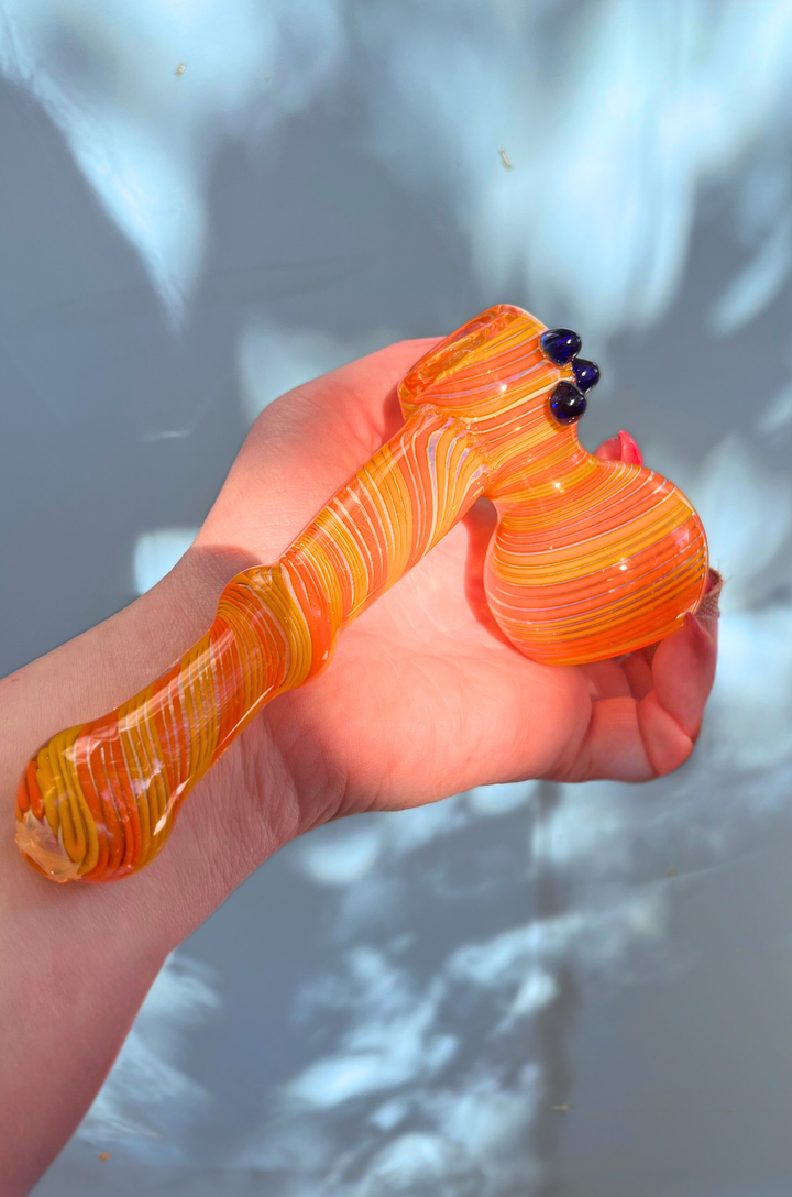 Orange Heady Hammer Bubbler