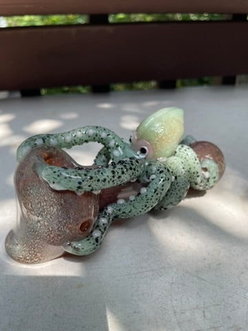 Sea Creature Kraken glass