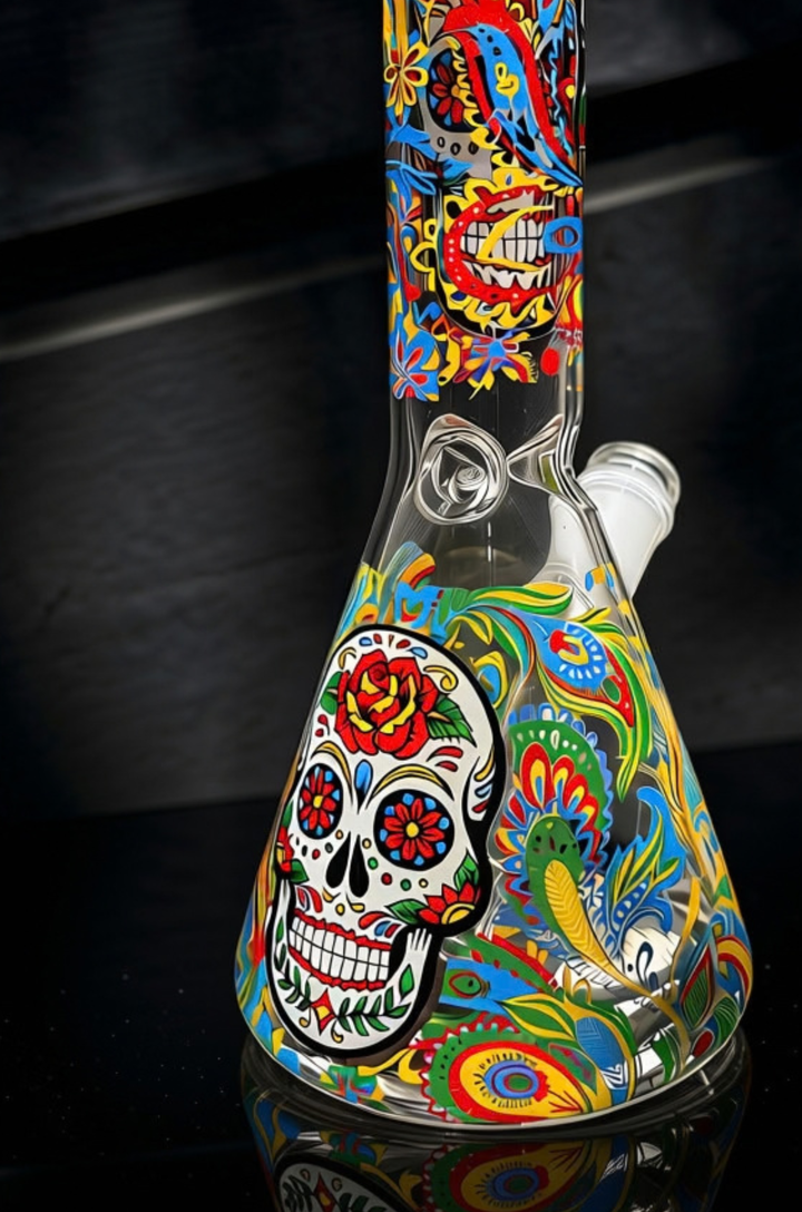 Day of the Dead Bong GLOW