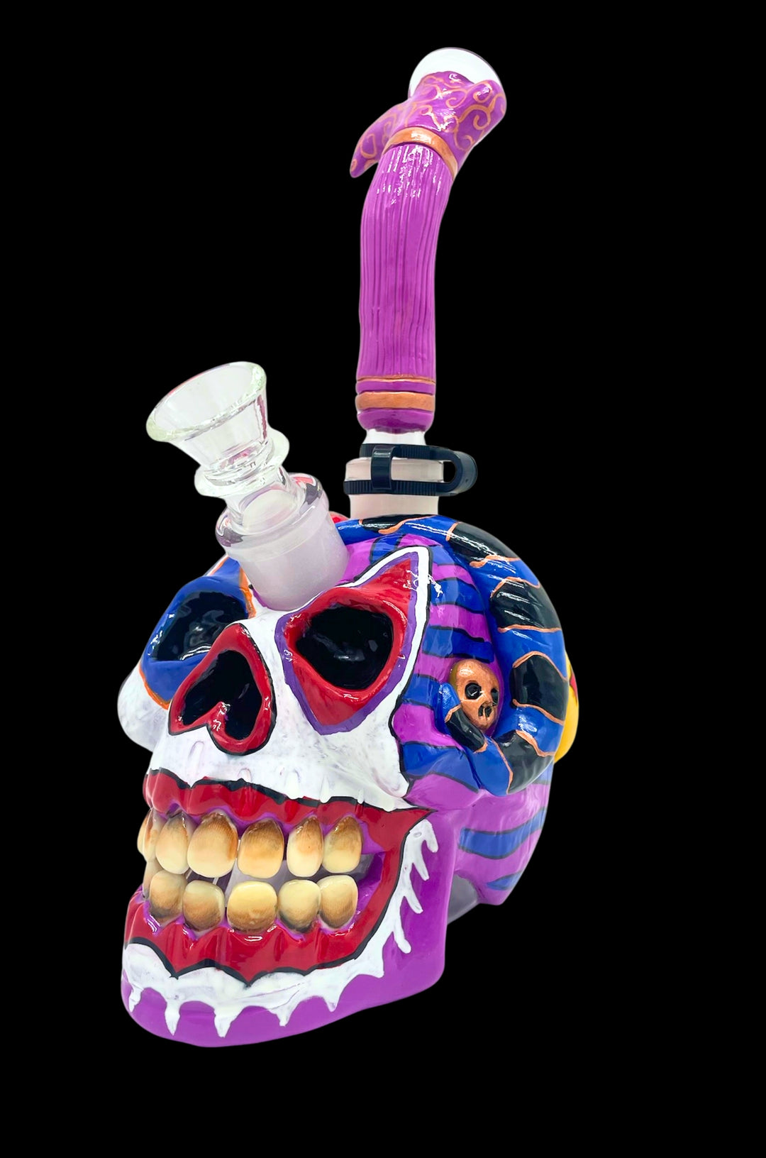 Undead Jester Skull Bong