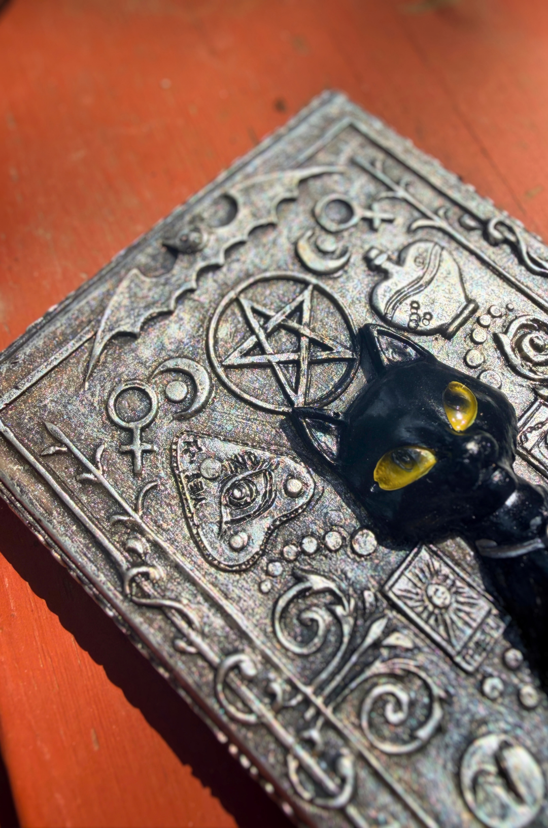 Magic Black Cat Stash Box
