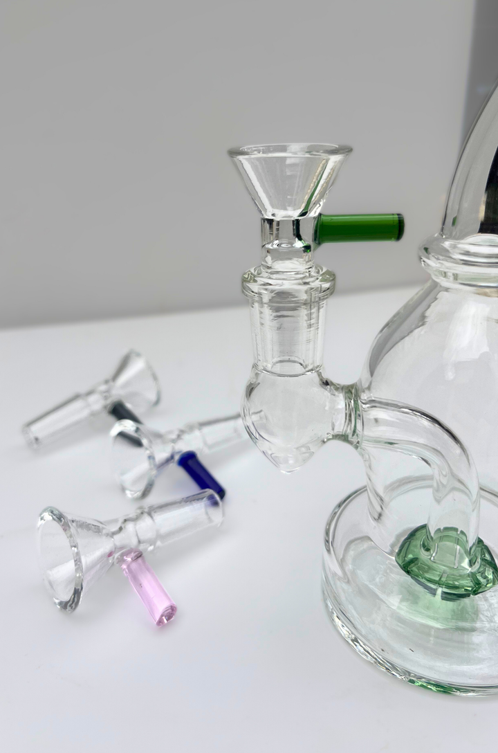 Classic Color Handle Glass Bowl – 14mm Male