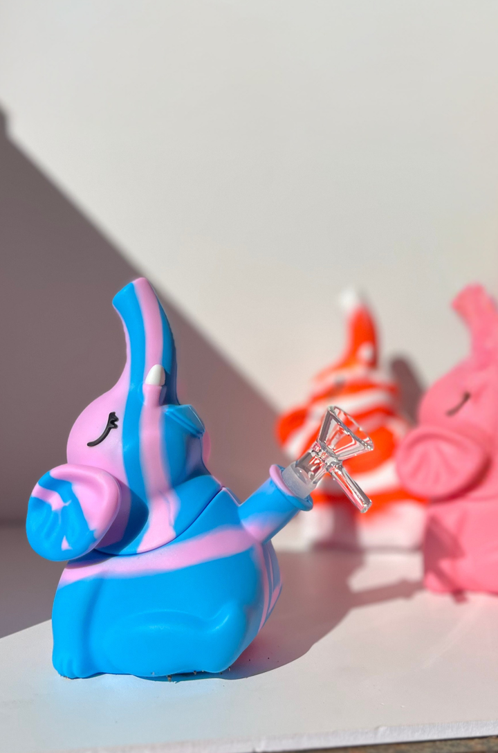 Elephant Silicone Bubbler