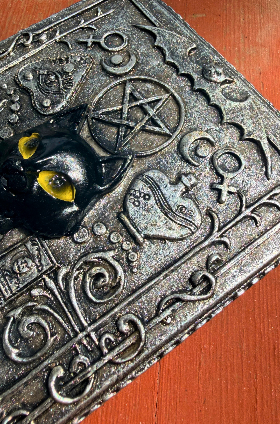Magic Black Cat Stash Box