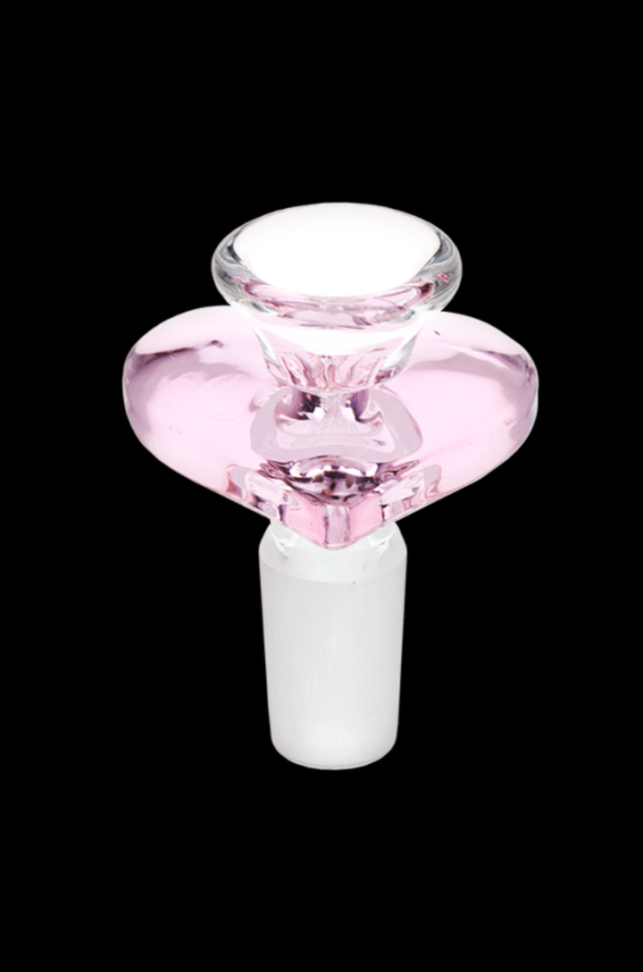 Pink Heart Glass Bowl | 14mm