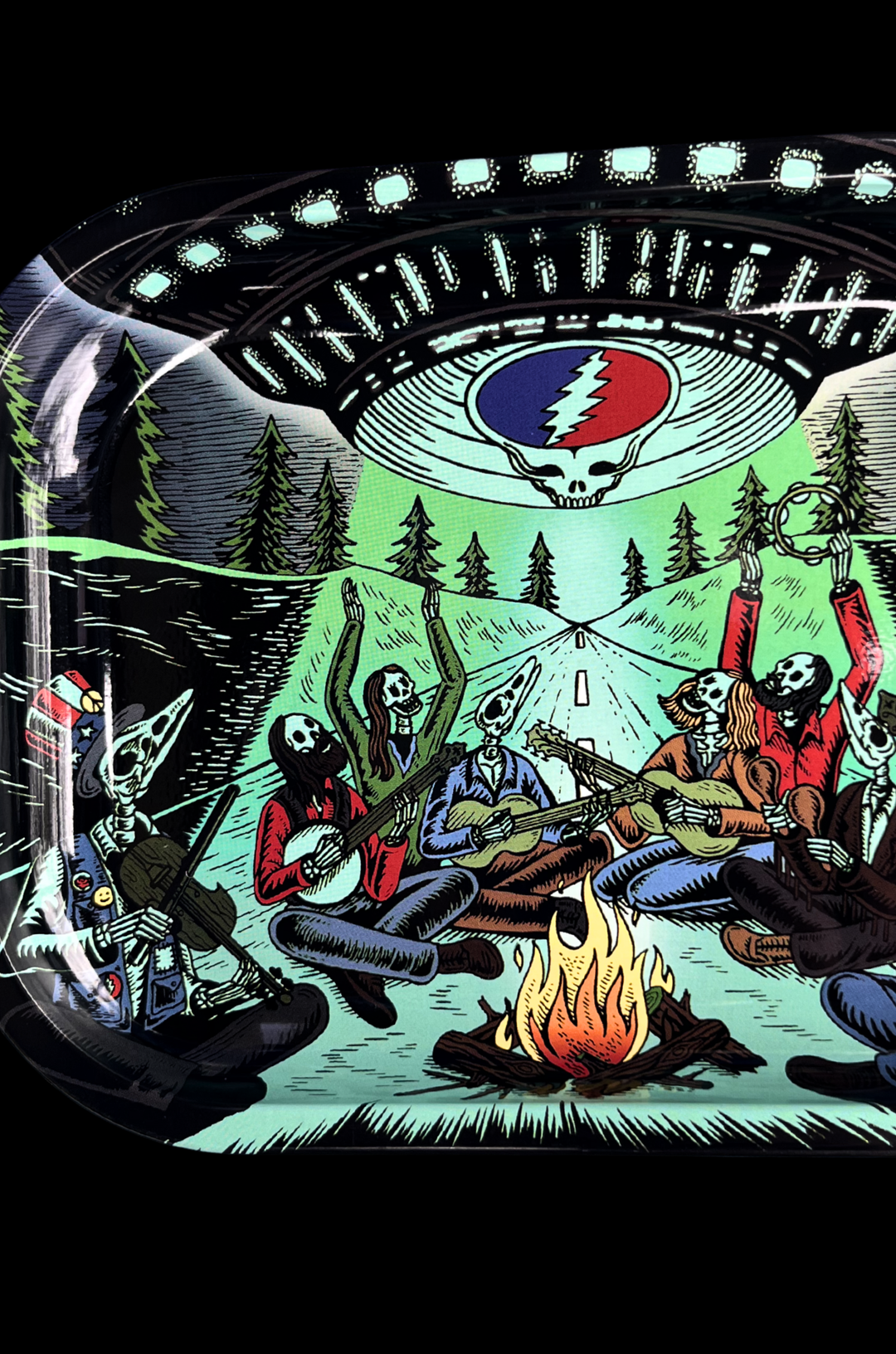 Grateful Dead Rolling Tray