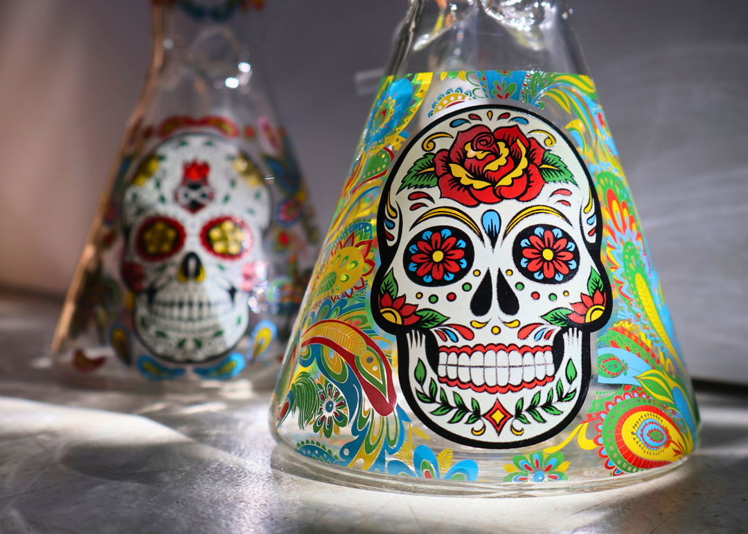 Day of the Dead Bong GLOW