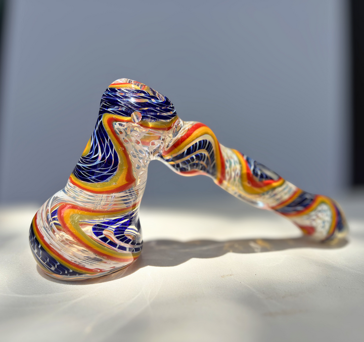Worked Rasta Hammer Bubbler