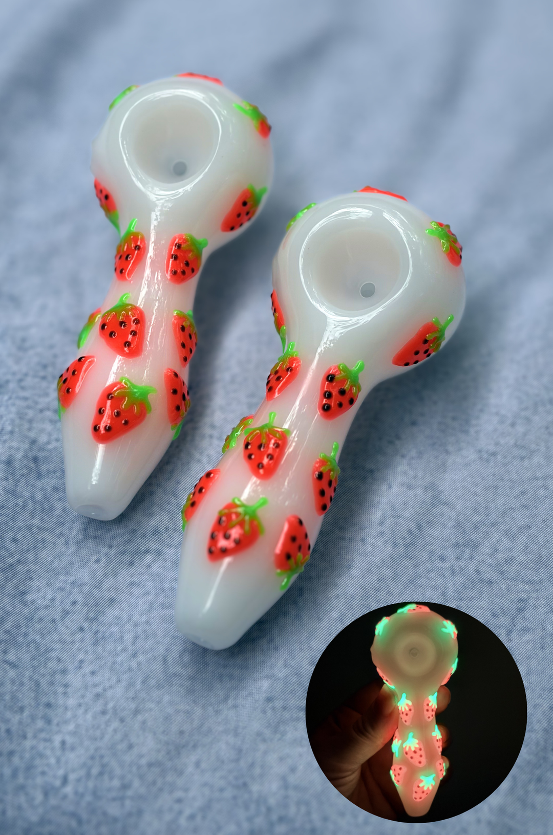 Strawberry Fields GLOW Pipe