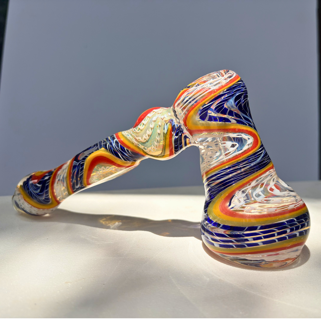 Worked Rasta Hammer Bubbler