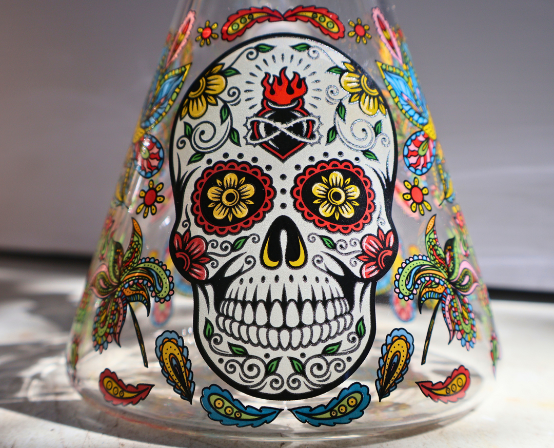 Day of the Dead Bong GLOW