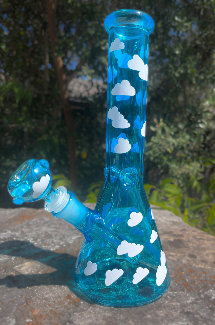 Blue Beaker Bong