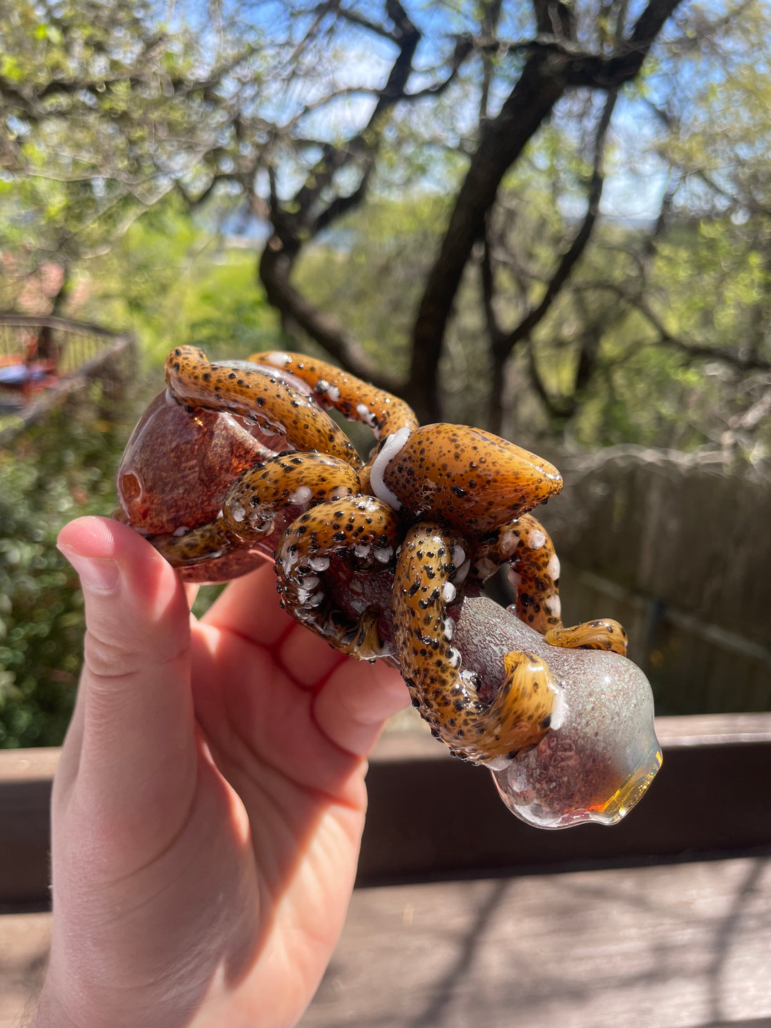 Sea Creature Kraken glass