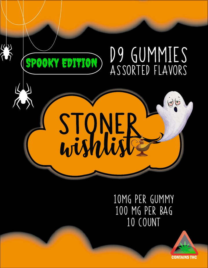 Halloween Delta 9 Gummies - Spooky Limited Edition (10mg per, 100mg total)