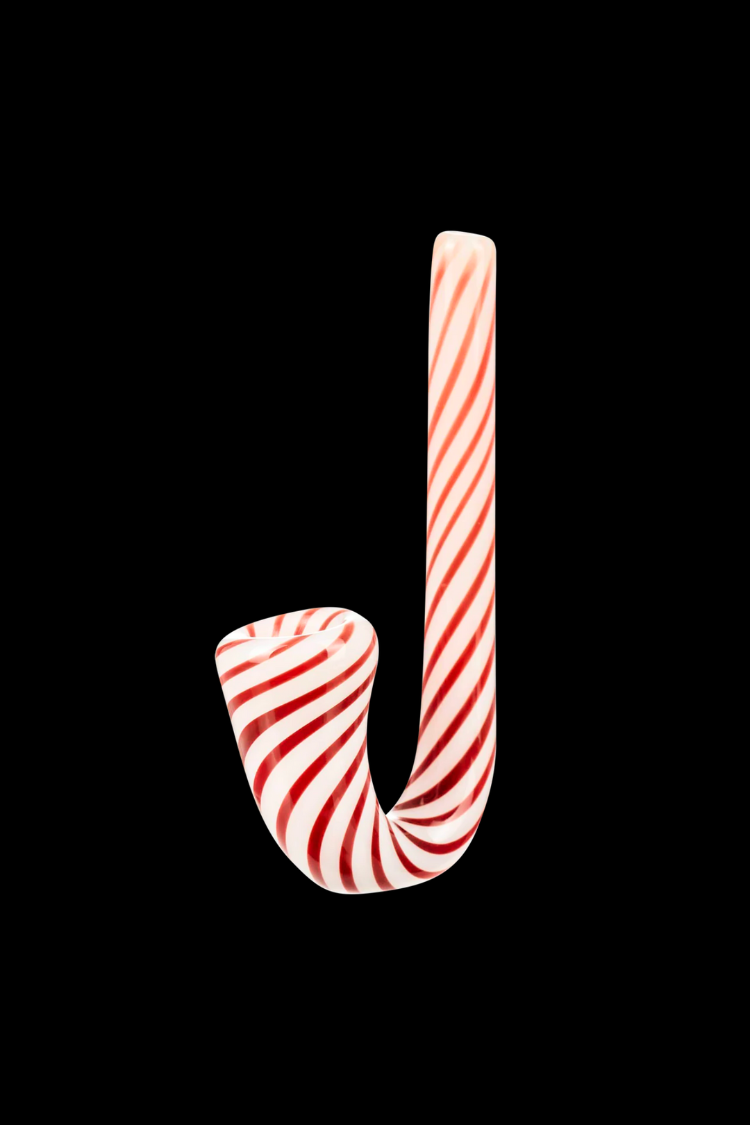 5" Candy Cane Sherlock Pipe