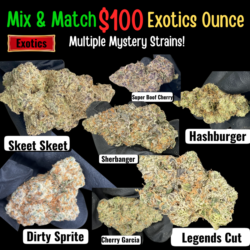 $100 Mystery Exotics Ounce Mix & Match