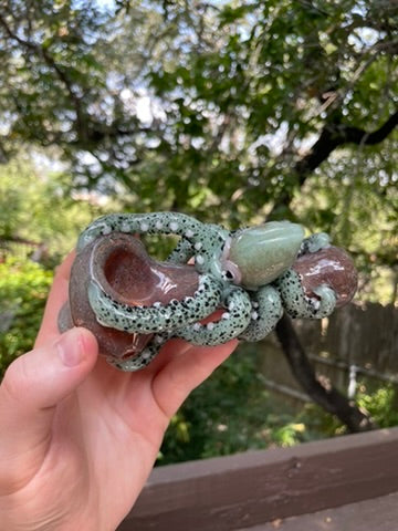 Sea Creature Kraken glass