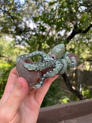 Sea Creature Kraken glass