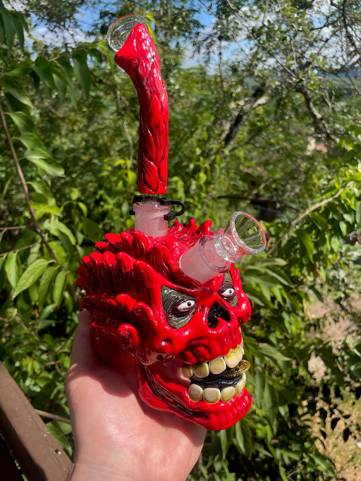 Highway to Hell Skull Bong