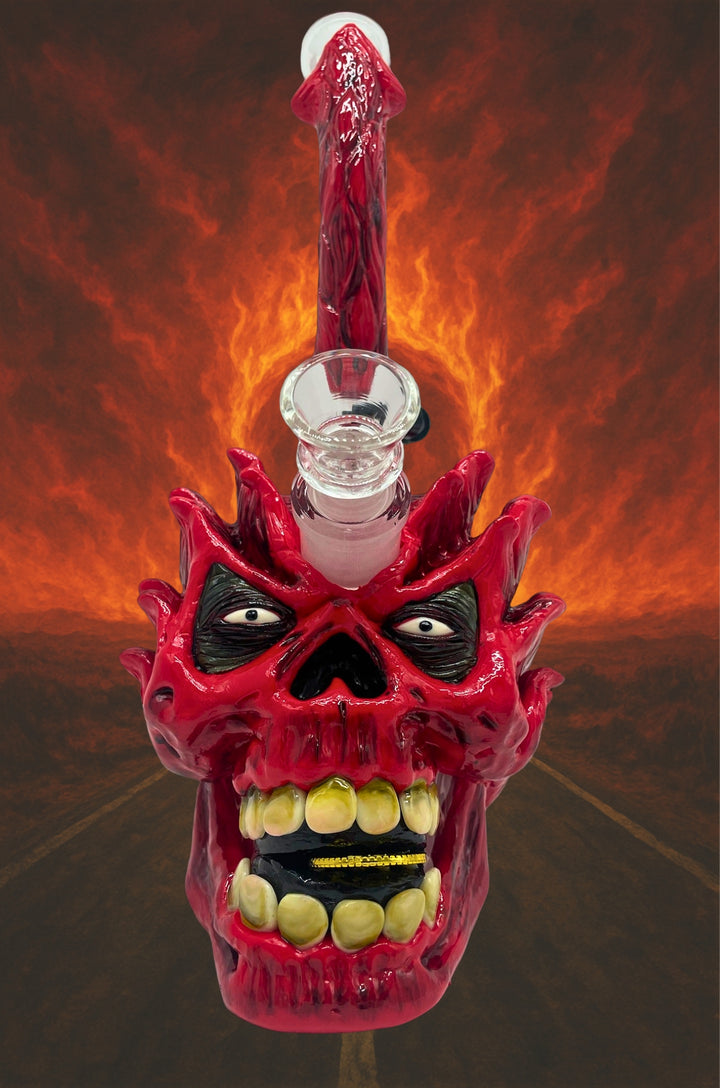 Highway to Hell Skull Bong