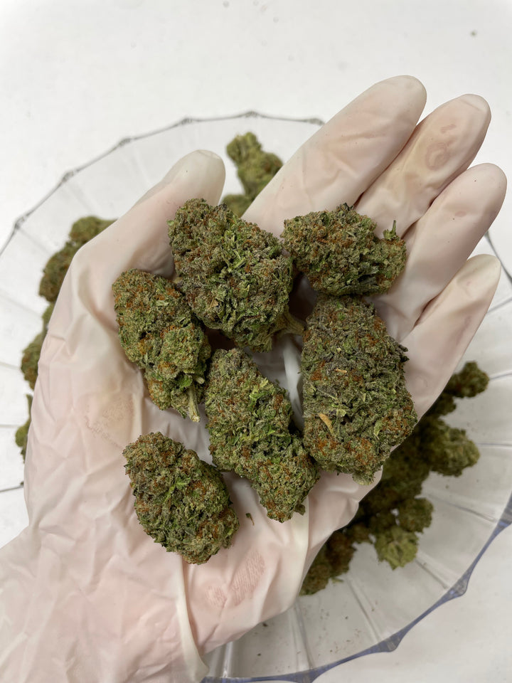 $99 Oz - Indoor Flower - Lemon RQ (Indica Hybrid)