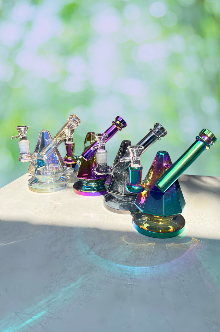 shimmering electroplated rig
