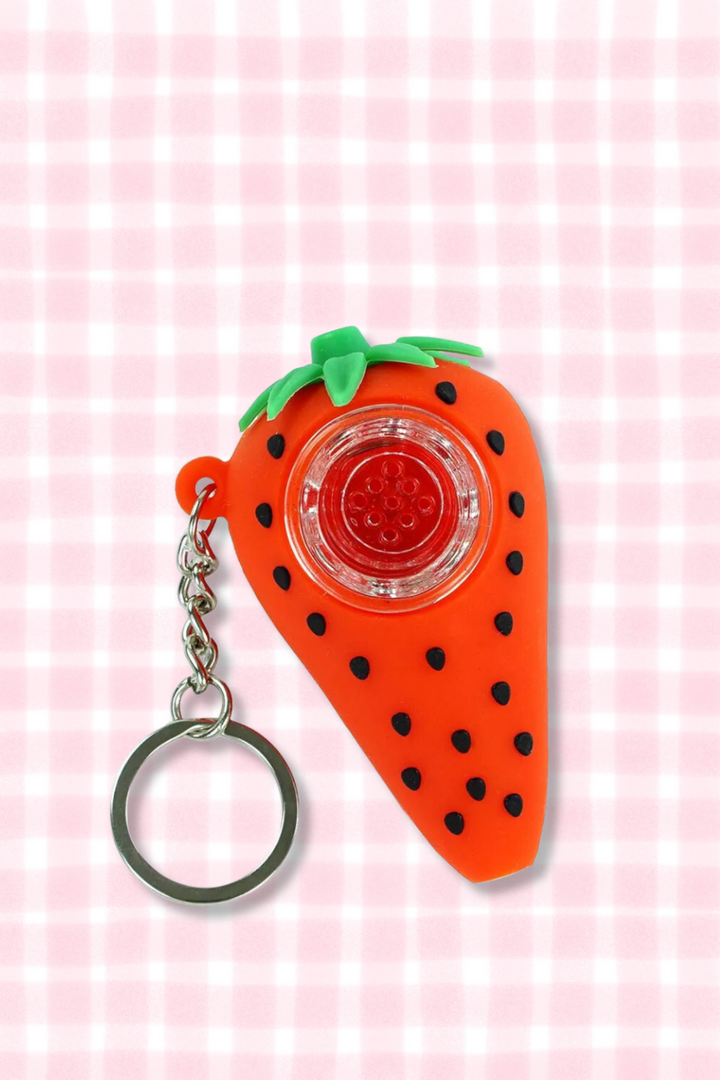 Strawberry Keychain Pipe