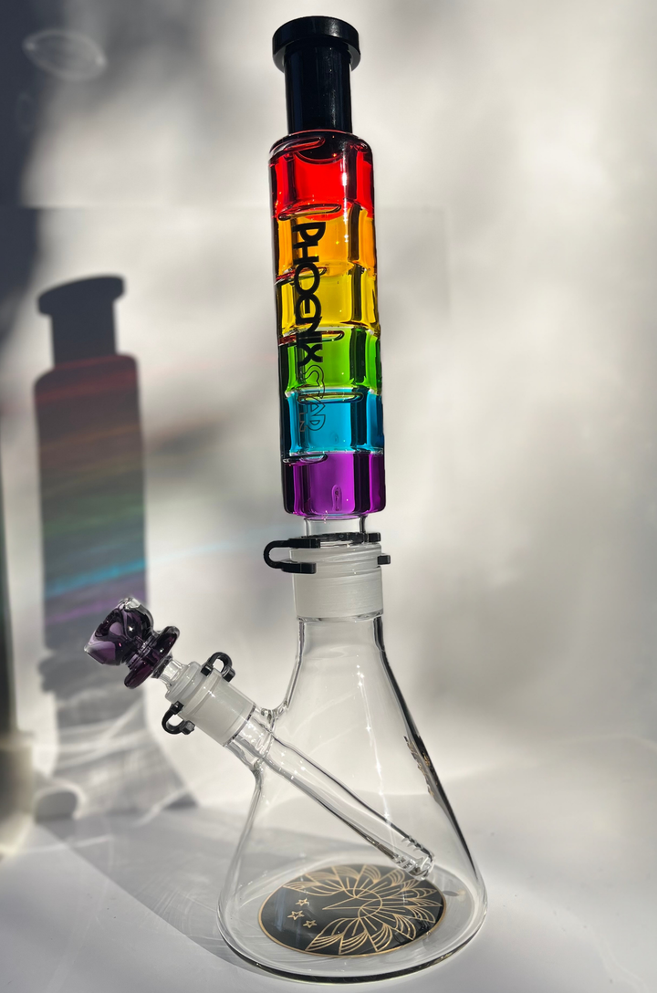 Rainbow Bazooka Glycerin Bong