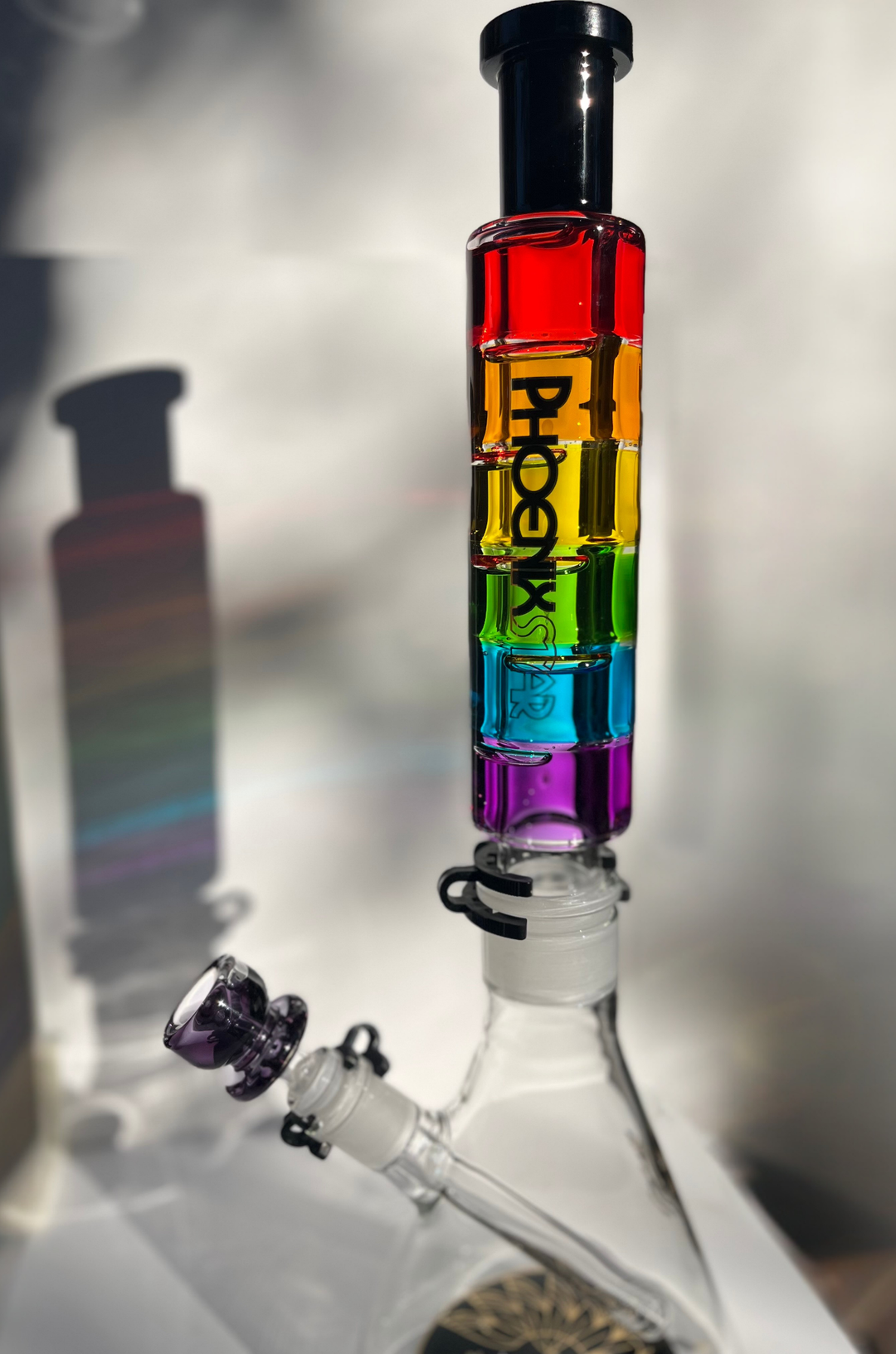 Rainbow Bazooka Glycerin Bong