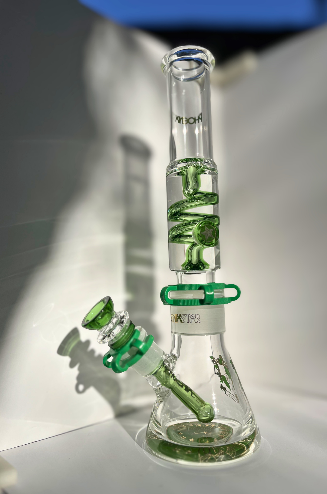 Glycerin Coil Beaker Bong