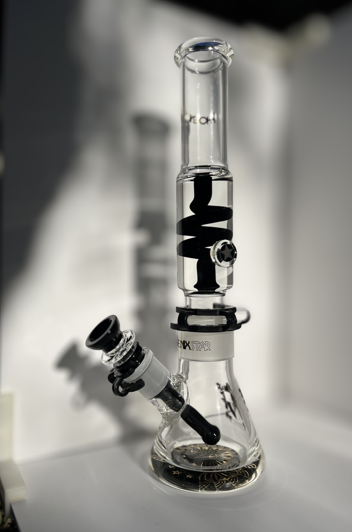 Glycerin Coil Beaker Bong