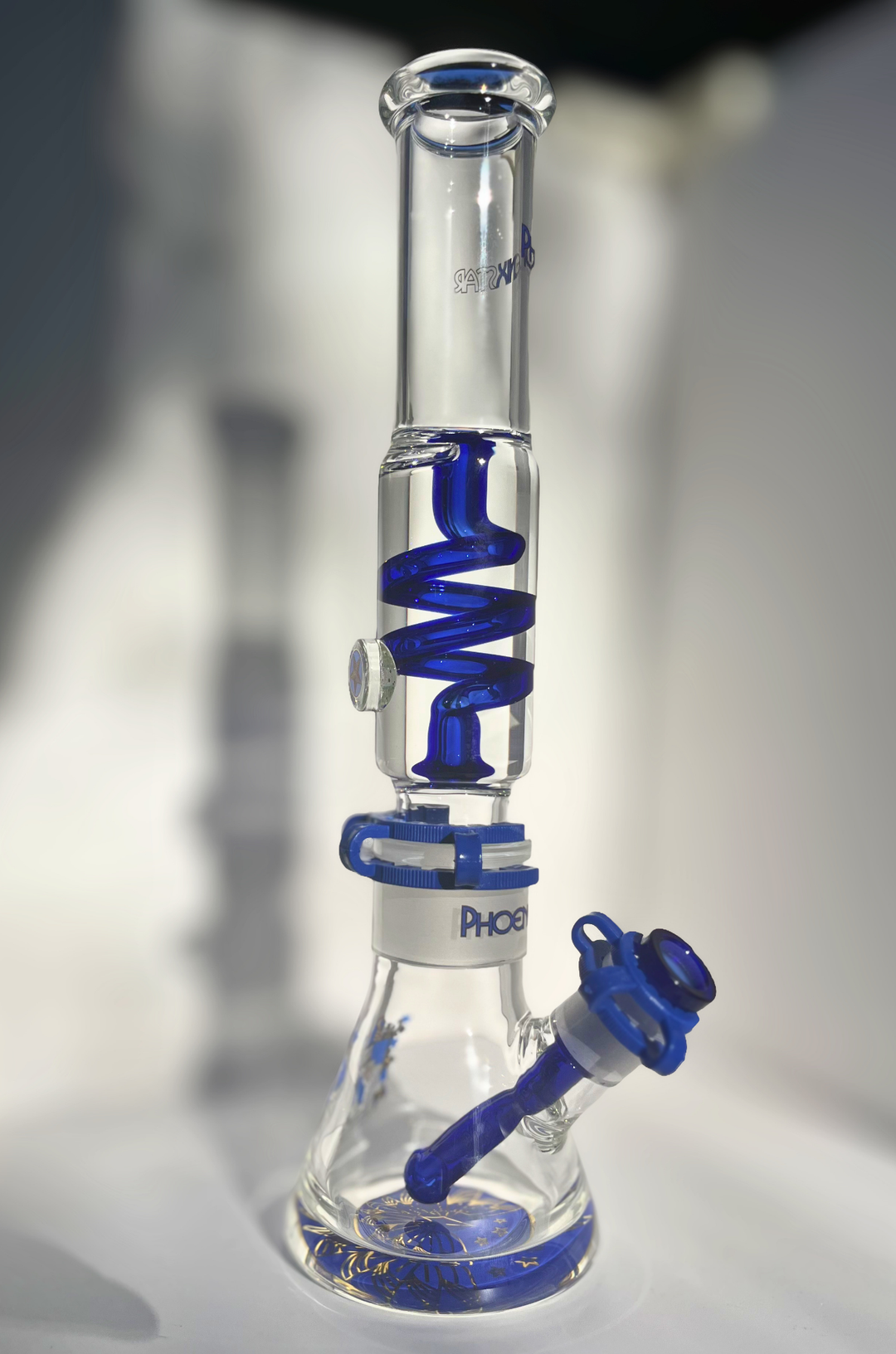 Glycerin Coil Beaker Bong