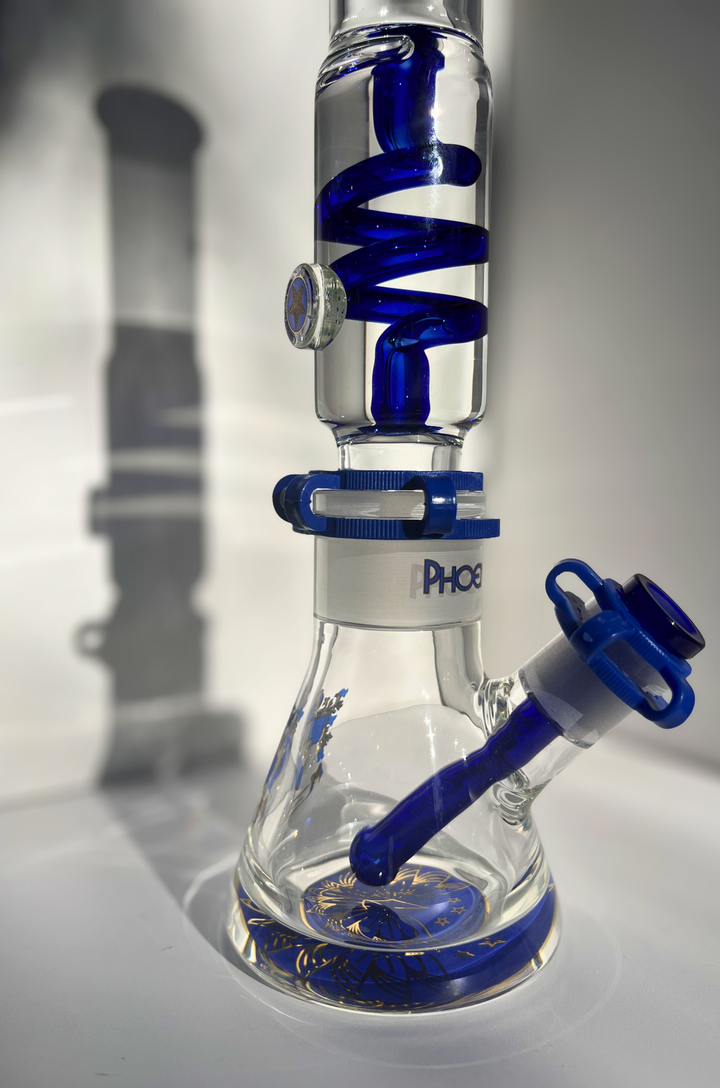 Glycerin Coil Beaker Bong