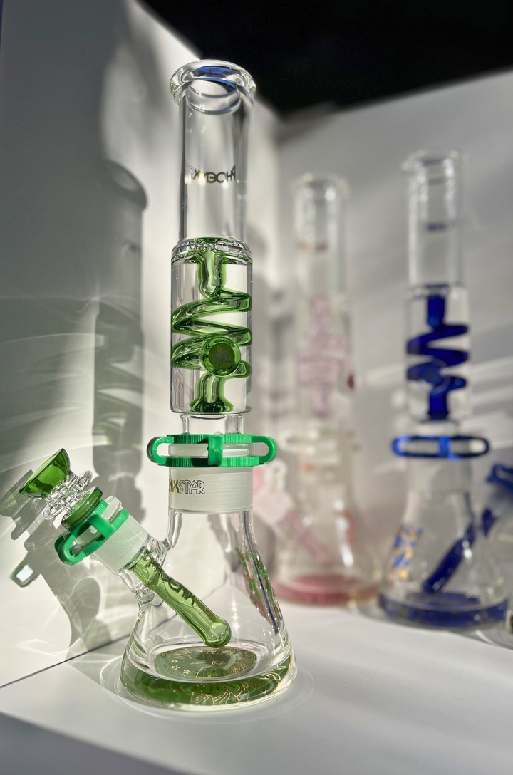 Glycerin Coil Beaker Bong