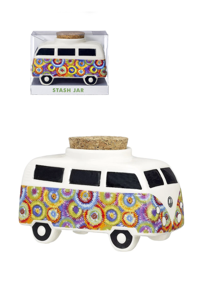 Hippie Bus Stash Jar 