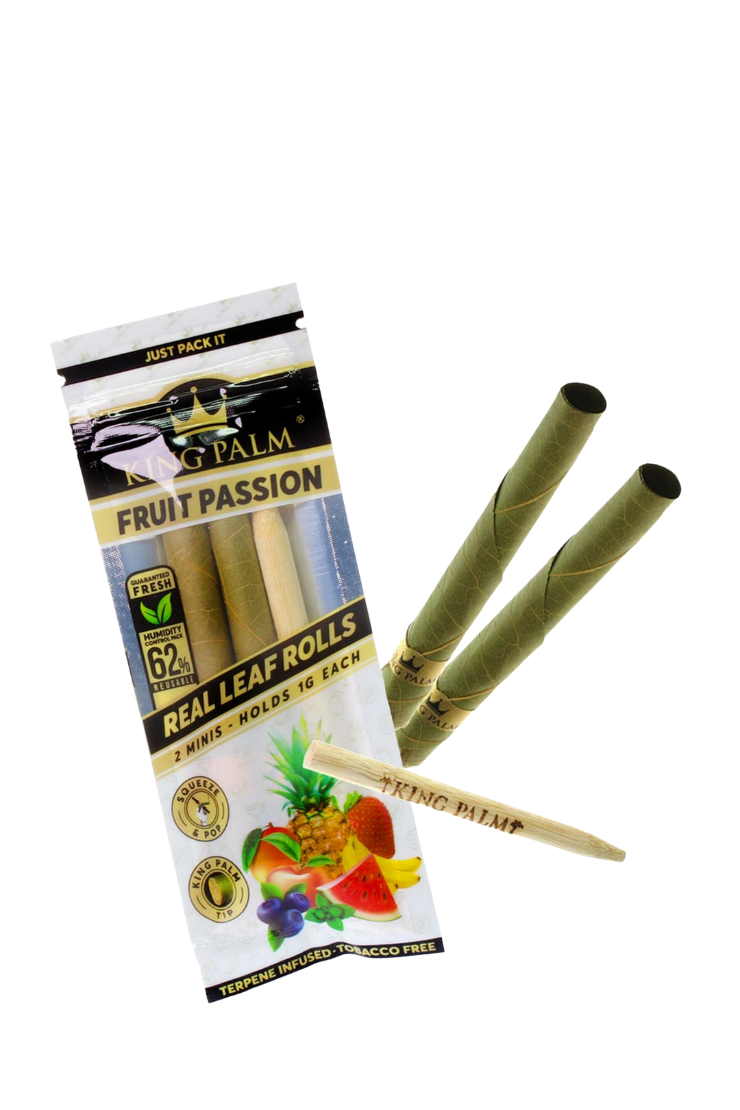 King Palm 2 Slim Rolls Fruit Passion - The SWL Store 