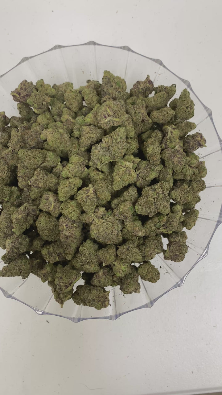 $140 Oz - Top Shelf Exotics - Blue Nerdz (Balanced Hybrid)