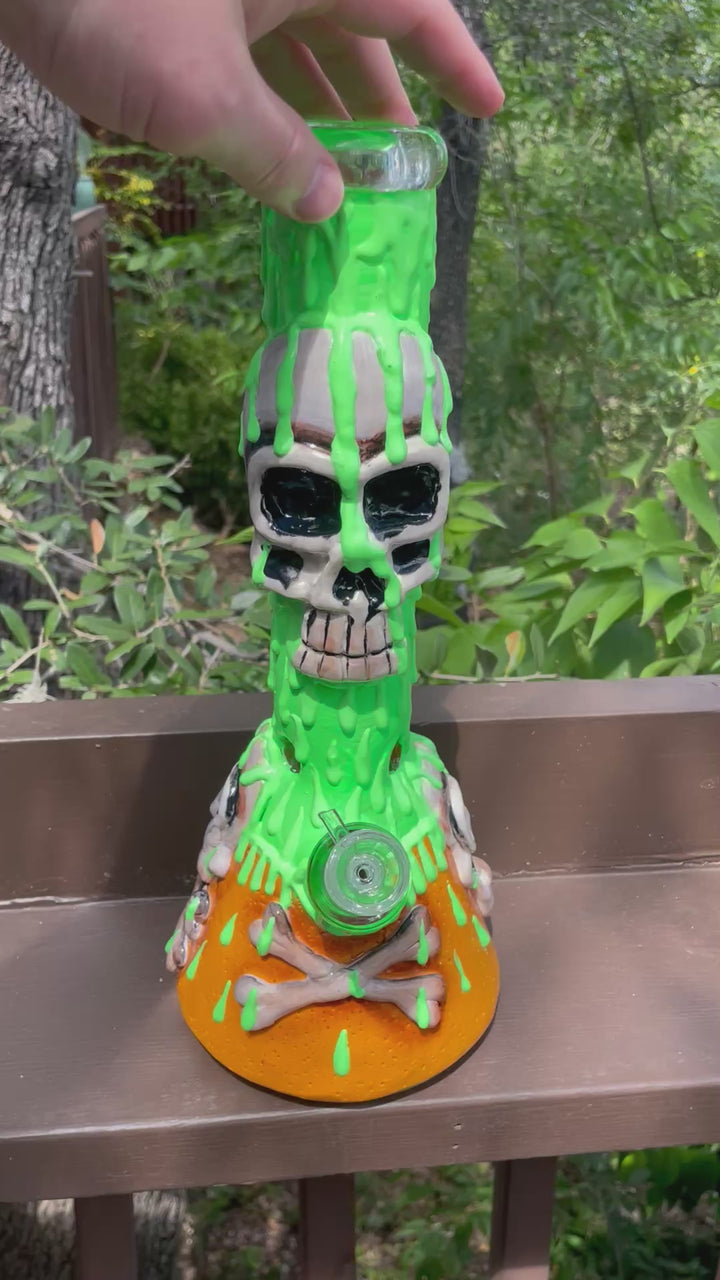 Slime Skull Bong