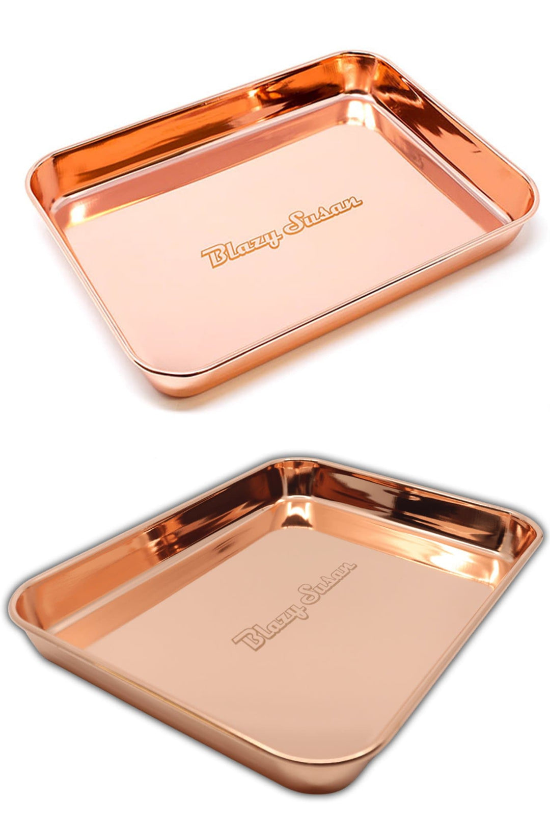 Rose Gold Rolling Tray - The SWL Store 