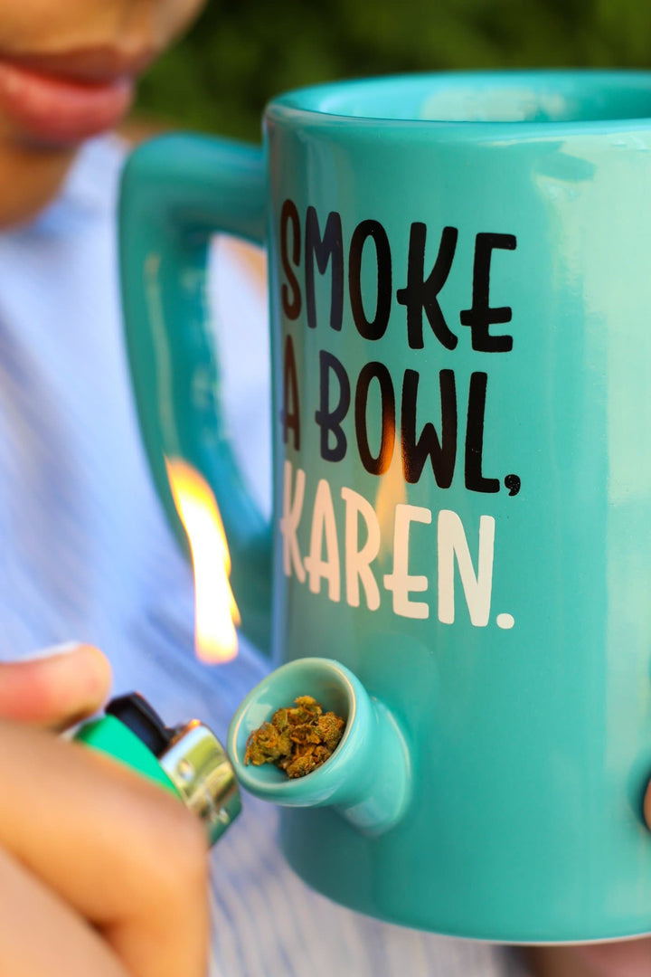Smoke a Bowl "Karen" Mug Pipe - The SWL Store 