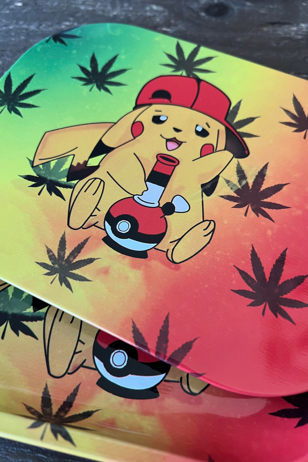 Stoned Pikachu Rolling Tray