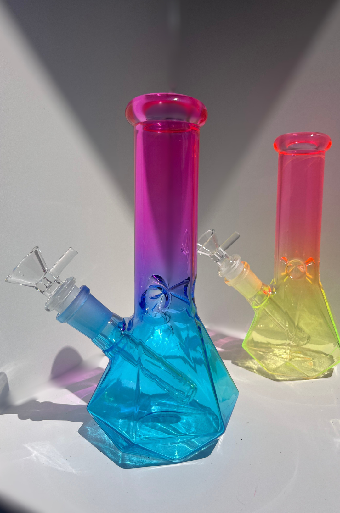 Neon Prism Bong