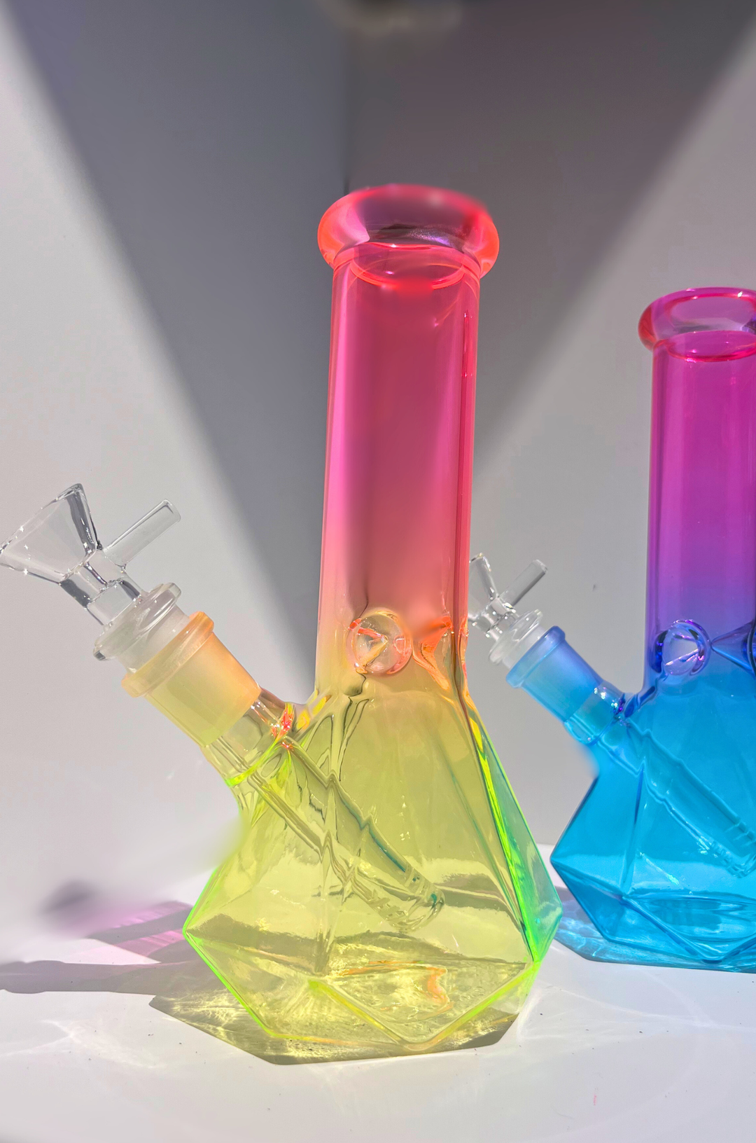 Neon Prism Bong